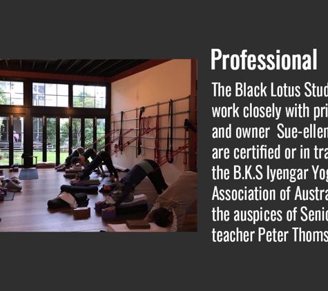 Black Lotus Yoga Studio - Marrickville, NSW. Professional