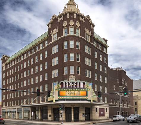 Balefire - Wichita, KS. Balefire is located  in suite 400 inside the historic Orpheum Theatre Center.