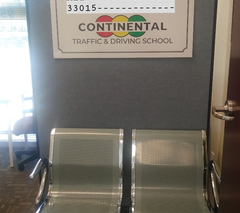 Continental Driving School - Miramar, FL. Traffic and Driving School office in 5901 Miami Gardens Drive (across with Red Road) Miami