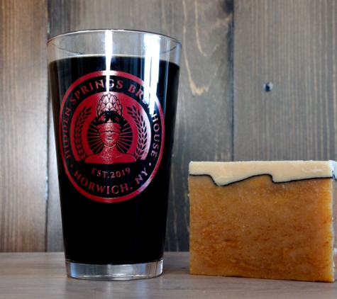 Wind Song Acres - Plymouth, NY. Beer Soap made with a local stout