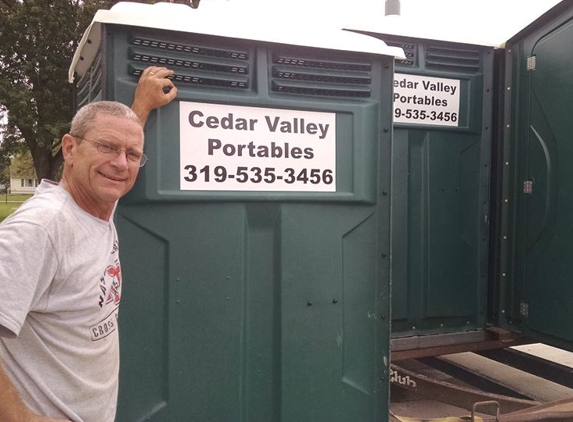 Cedar Valley Portables. Mike Mahoney, owner of Cedar Valley Portables