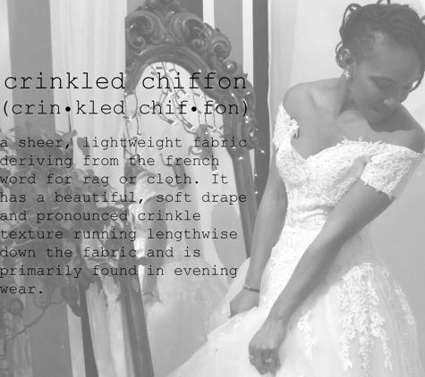 Crinkled Chiffon Bridal - Hartford, CT