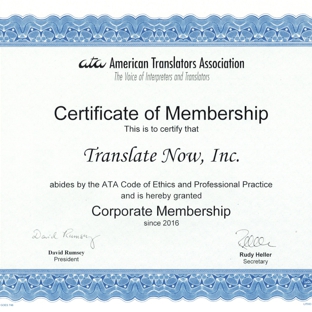 TranslateNow, LLC - San Francisco, CA
