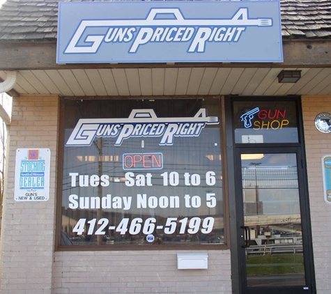 Guns Priced Right - Dravosburg, PA