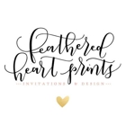 Feathered Heart Prints