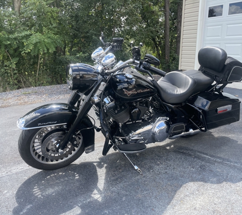 Attention to Auto Detail - Keyser, WV. This Harley Davidson received a paint correction detail and was topped with a 7-year Jade ceramic coating.