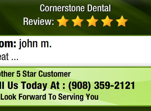 Cornerstone Dental - Cosmetic & Implant Dentistry - Hillsborough, NJ