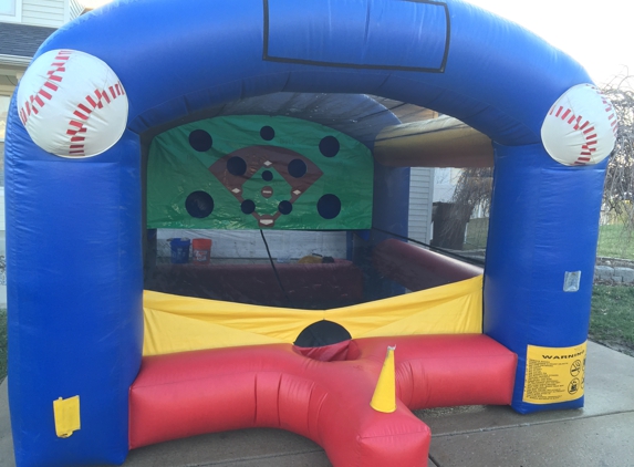 Game World Event Svc - Saint Charles, MO. Inflatable baseball cage