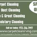 Carpet Cleaning Irving TX - Air Duct Cleaning