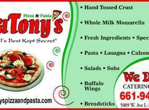 RigaTony's Pizza & Pizza - Lancaster, CA