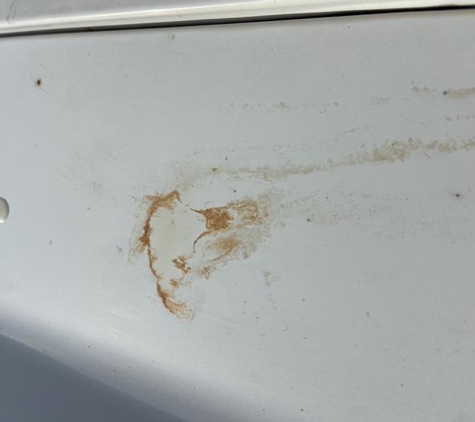 Great Keppel Island Security Car Park - Rosslyn, QLD. Bonnet stained (tree sap)