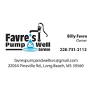 Favre's Pump & Well Service - Water Well Drilling Equipment & Supplies