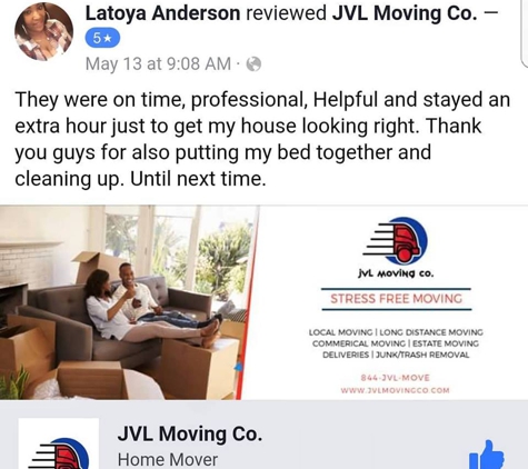 JVL Moving Co. - Philadelphia, PA