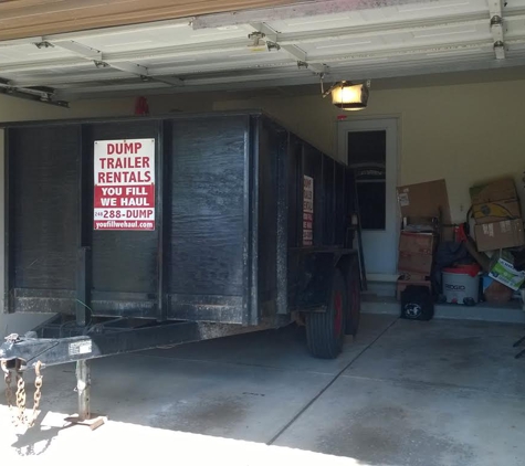 Dump Trailer Rentals. Its in some garages when necessary