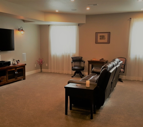 Old England Builders LLC - Brighton, CO. Basement finish - lounge area