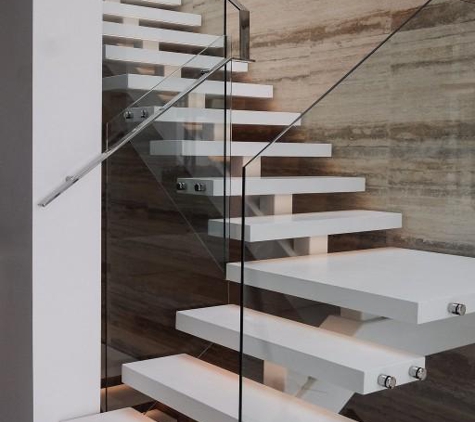 JS Balustrading - Kirrawee, NSW. staircase glass balustrades