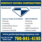 Perfect Paving Contracting