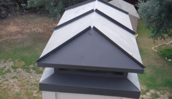 The Chimney Sweep - Wylie, TX. STANDING SEAM CUSTOM CAP