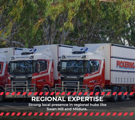Pickering Transport Group - Buronga, NSW. Regional Expertise