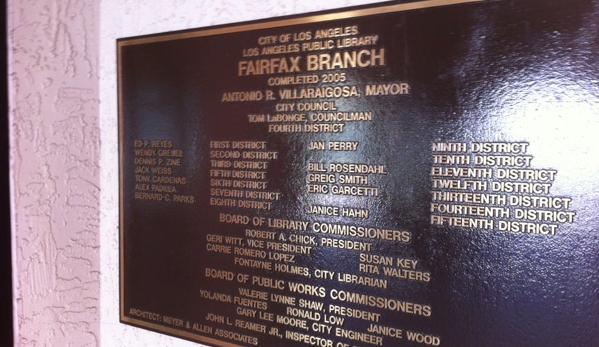 Fairfax Branch Library - Los Angeles, CA