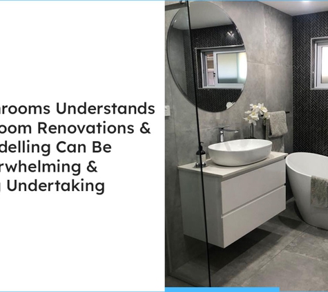 Aussie Bathroom Services. Aussie Bathrooms Understands That Bathroom Renovations & Remodelling Can Be Overwhelming & A Big Undertaking