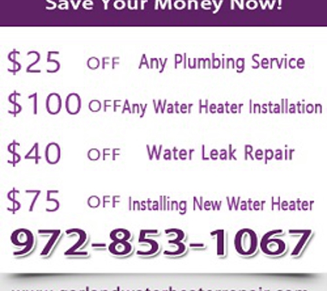 Garland Water Heater Repair - Garland, TX