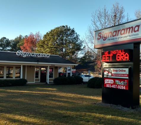 Signarama - Irmo, SC. Our 7,800 sq ft sign manufacturing facility in Irmo, SC serving greater Columbia and the southeast USA.