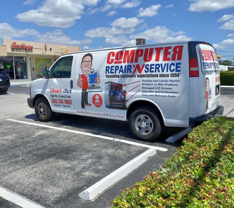 Computer Repair N Service - Palmetto Bay, FL. Computer Repair Service Van