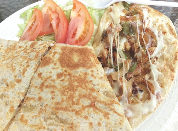 Taqueria Los Altenos - San Antonio, TX. Large quesadilla with meat of your choice