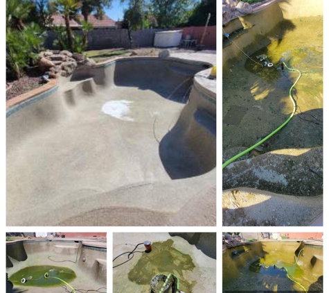 Aloha Desert Pools Service & Repair - Gilbert, AZ. Pool Draining, Acid Wash and Tile Cleaning