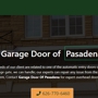 Garage Door of Pasadena