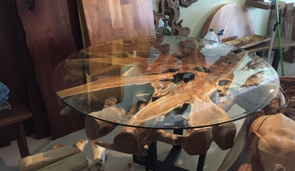 Noble & Rustic, INC - Hallandale Beach, FL. Teak Root Table Top