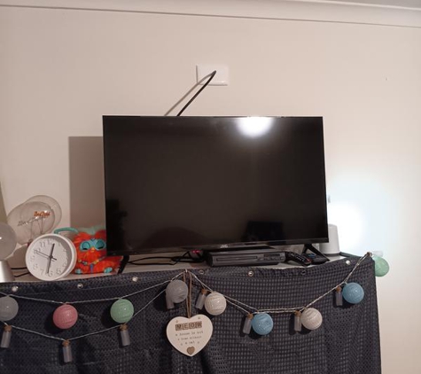 Brad Saunders Installation - Murray Bridge, SA. My new tv in my bedroom that Brad Saunders connected the antenna