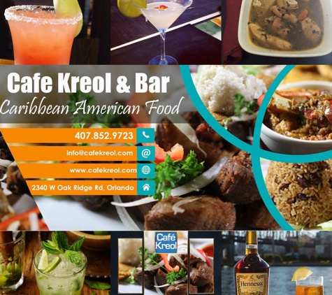 Cafe Kreol - Orlando, FL. CAFE KREOL AND BAR, HAITIAN CARIBBEAN CUISINE