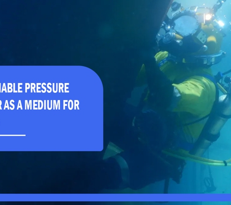 K ROV. Uses variable pressure seawater as a medium for cleaning.