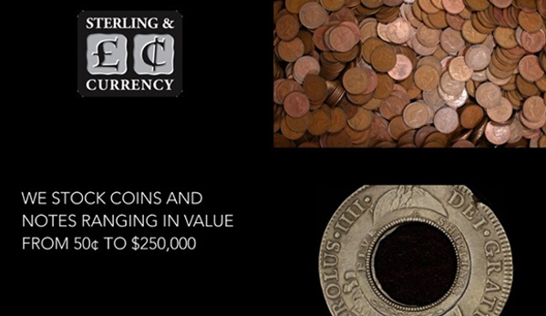 Sterling & Currency - Fremantle, WA. We Stock Coins And Notes Ranging In Value From 50¢ To $250,000
