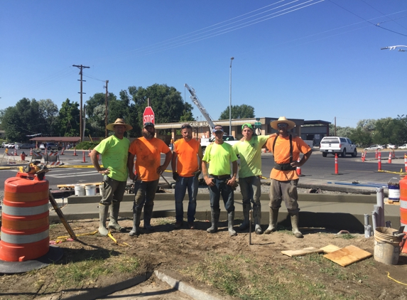 James Challis Construction Inc - La Grande, OR. The Challis concrete crew in Hermiston Oregon today 7/9/18 great job guys