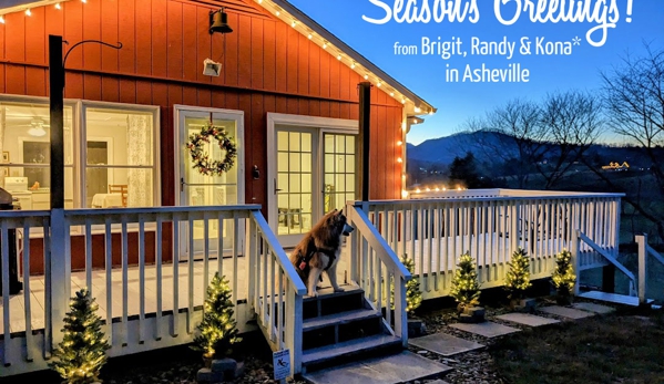 Bed and Breakfast at Asheville Farm - Leicester, NC. Christmas is a beautiful time to visit our BnB