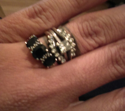 Birchfield Jewelers - Fair Oaks, CA. Those are blue sapphires with my wedding ring!