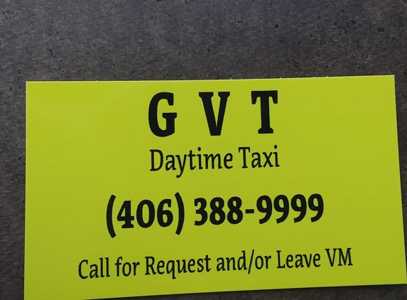 Greater Valley Taxi - Belgrade, MT