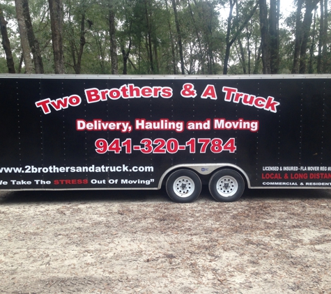 Two brothers and a truck - Sarasota, FL