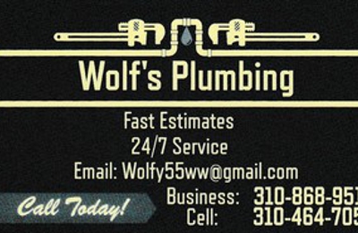 In beweging restjes Zinloos Wolf's Plumbing 13613 Casimir Ave, Gardena, CA 90249 - YP.com