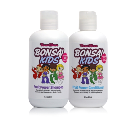 Bonsai Kids - Hair Care Products - Beverly Hills, CA. Bonsai Kids Hair Care Fruit Power Shampoo and Conditioner