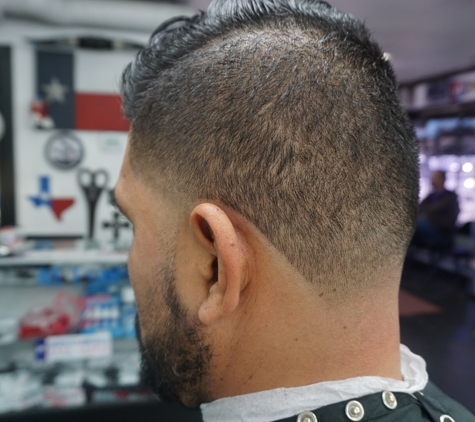 Lone Star Barber Shop - Mansfield, TX. Taper fade