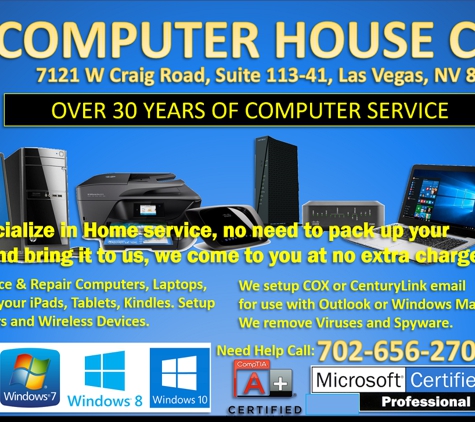 Computer  House Calls - Las Vegas, NV