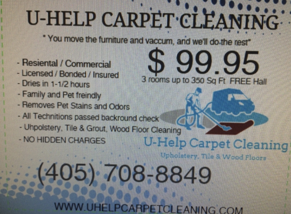 U-HELP CARPET CLEANING LLC. - Norman, OK