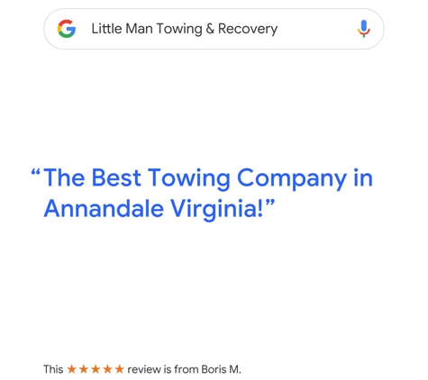 Little Man Towing & Recovery - Springfield, VA