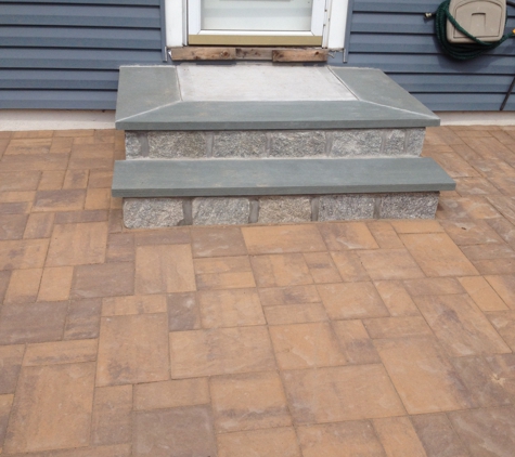 JS Concrete & Masonry LLC - Bronx, NY. Cambridge paving stone(Sherwood collection (Sahara/Chestnut)