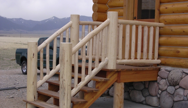 Terry's Hand Peeled Log Railings - Ennis, MT