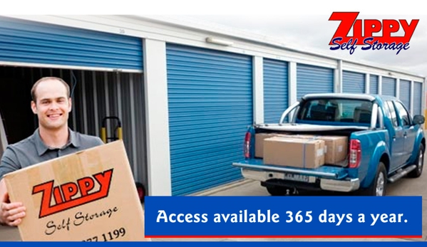 Zippy Removals & Storage. Storage Access available 365 days a year.